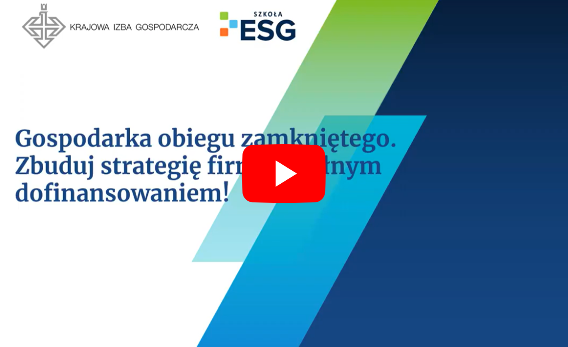 Plansza startowa webinaru Gospodarka obiegu zamkniętego Plansza startowa webinaru Gospodarka obiegu zamkniętego