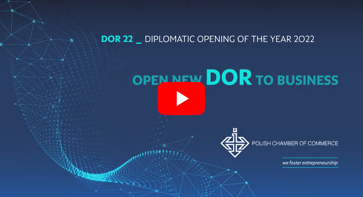 Relacja z Dyplomatycznego Otwarcia Roku 2022. Zdjęcie z motywem wizualnym wydarzenia