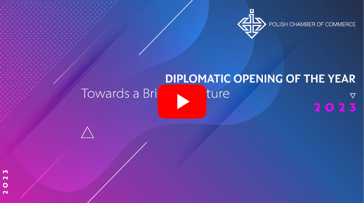 Relacja z Dyplomatycznego Otwarcia Roku 2023. Zdjęcie z motywem wizualnym wydarzenia
