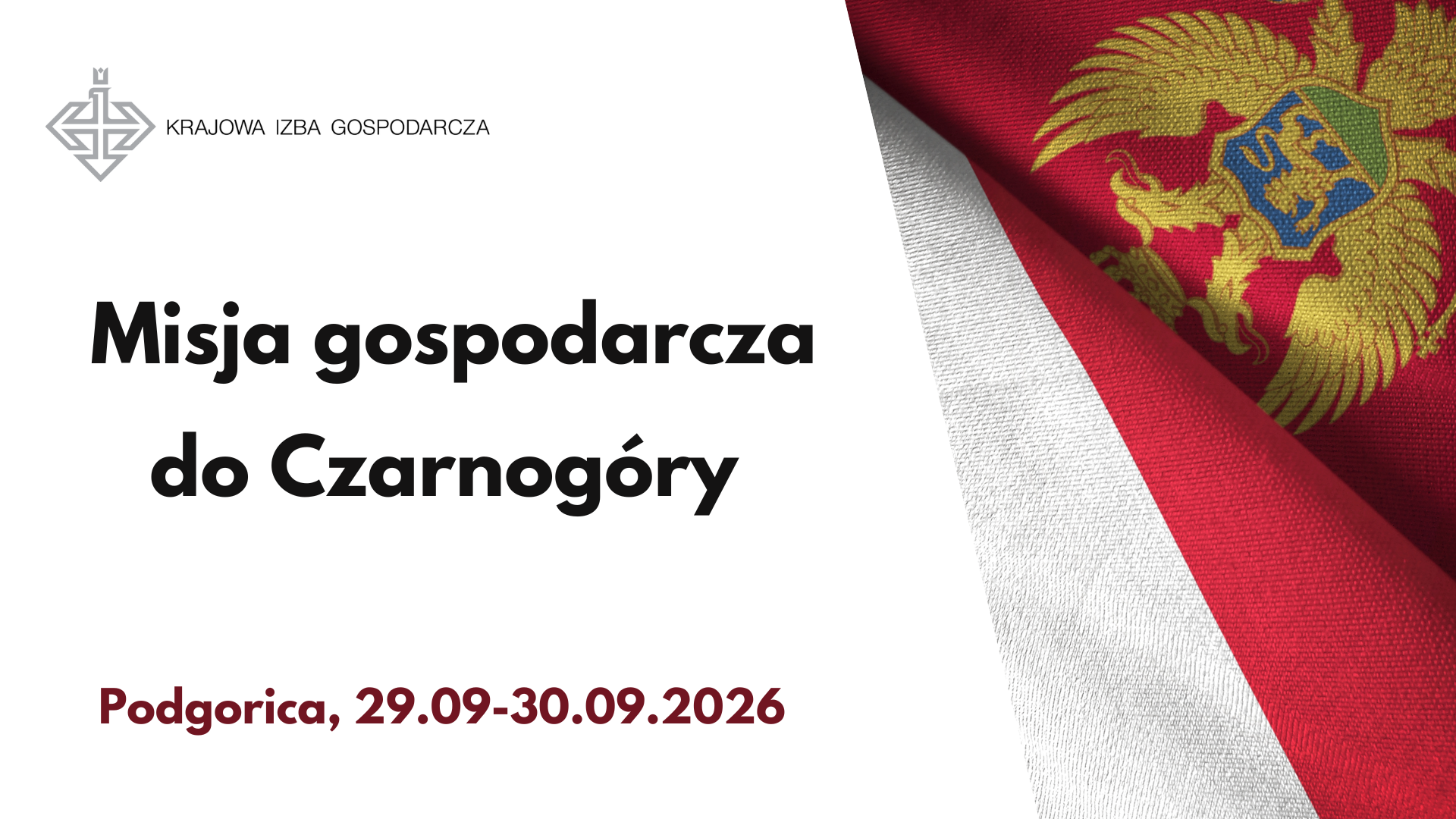 Misja gospodarcza do Czarnogóry