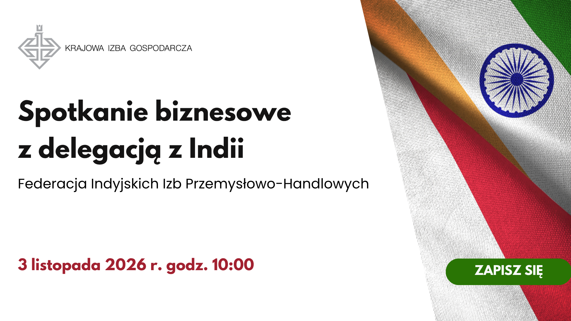 Spotkanie biznesowe Polska - Indie